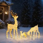 Yescom 3-Piece Reindeer Family Set Decorations with 280 LEDs for Home Decor — photo 7