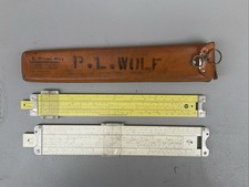 Lot Of 2 Pickett Slide Rulers~3-T Exponential Dual Base & N 531-ES W/Case