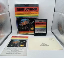 Star Voyager ATARI 2600 Cartridge Box Manual & Reg Card EXCELLENT