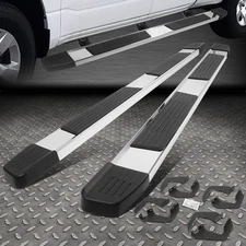 FOR 05-21 TOYOTA TACOMA DOUBLE CAB CHROME 6" FLAT STEP NERF BAR RUNNING BOARDS