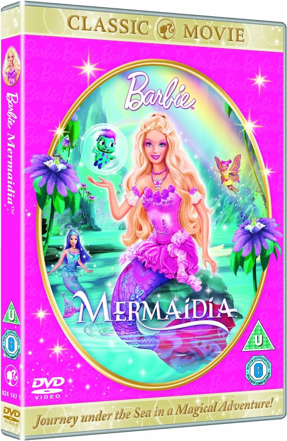 BARBIE MERMAIDIA JOURNEY UNDER THE SEA IN A MAGICAL ADVENTURE DVD FREE SHIPPING