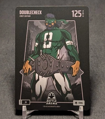 Aaron Rodgers DOUBLECHECK Steel 2024 Bo Jackson Battle Arena Card #30 Steelers