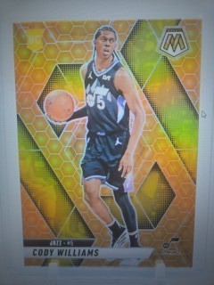 CODY WILLIAMS 2024-25 MOSAIC HONEYCOMB SSP ROOKIE RC 207 JAZZ NBA Q0014