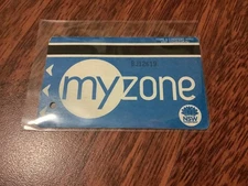 NSW GOVERNMENT MAGNETIC-STRIPE BUS TICKET BLUE MYZONE PENSIONER 09SEP10