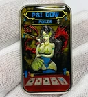 1/1 SAMPLE ENAMEL Pai Gow Poker 1 oz .999 Silver Bar Castronomics x All-Chips