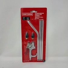 Craftsman Extended Blow Gun Kit 6 Pc 2 Extend Air Blow Gun Set Nozzles 14 Npt