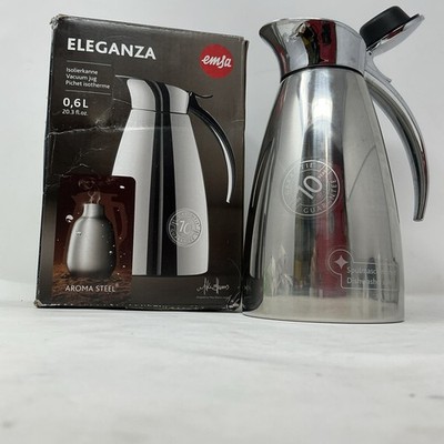 Emsa Eleganza Stainless Steel Insulated Carafe, 20.3 Fl Oz Used