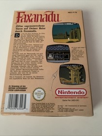 NES - NINTENDO - FAXANADU - PAL VERSION
