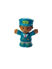 2016 Fisher-Price Little People ABC train conductor man