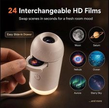 2in1 Galaxy Projector Starry Sky Night Light HD Star Projector Ceiling Mood Lamp — image 3