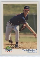 1992 Classic Best Macon Braves Travis Dunlap #10 14pi