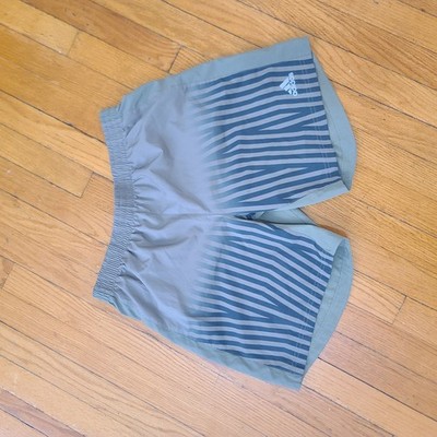 Adidas Reflective Running Shorts Men s Olive Gray Athletic Gym Active