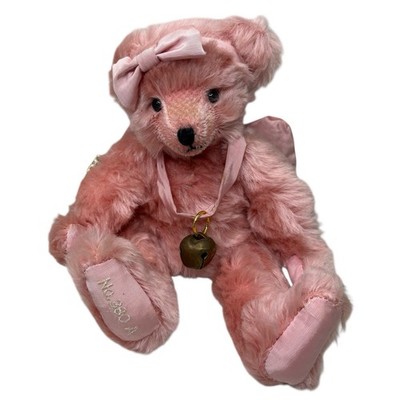 Hermann Spielwaren Pink Angel Mohair Bear  No. 380 A/500 Limited Edition Jointed