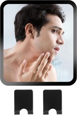 Shower Mirror Anti-Fog Shaving Mirror 7.7 6.9 Inch Anti-Fog Shower Mirror