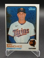 Gary Sanchez /999 SP Chrome 2022 Heritage  537 - MLB Minnesota Twins