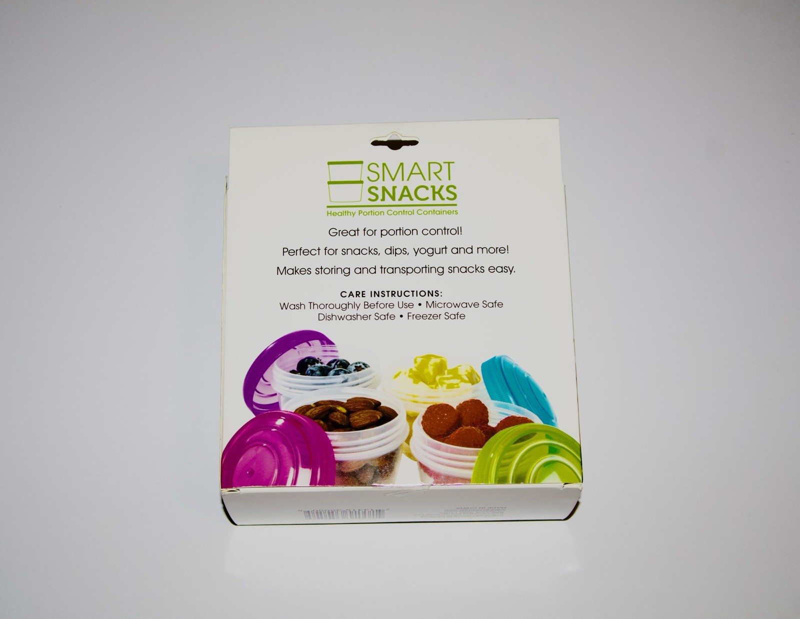 EVRIHOLDER Smart Snacks Food Storage Containers Set Of 4-5.9 oz each BRAND NEW