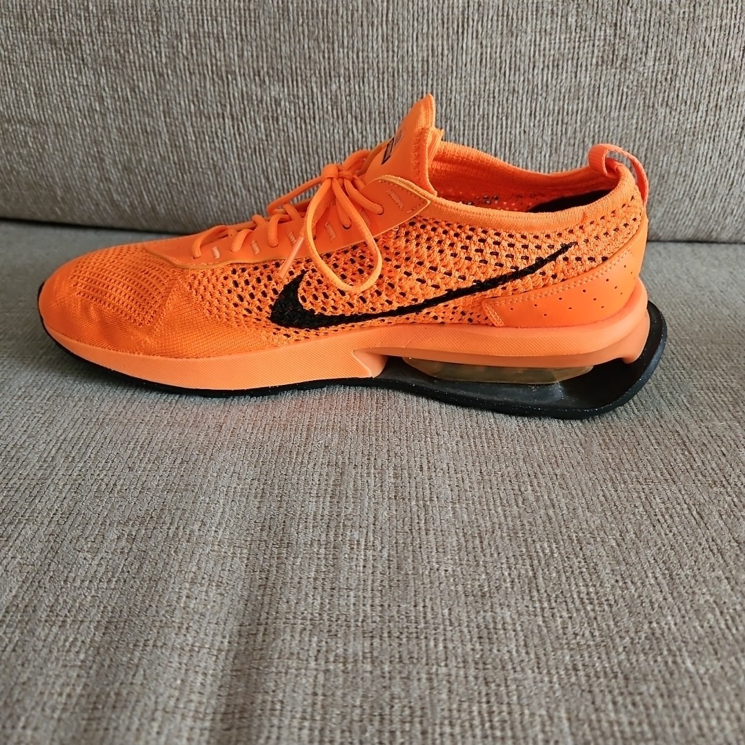 Nike Air Max Flyknit Racer NN Size 10 Total Orange Black FD0762
