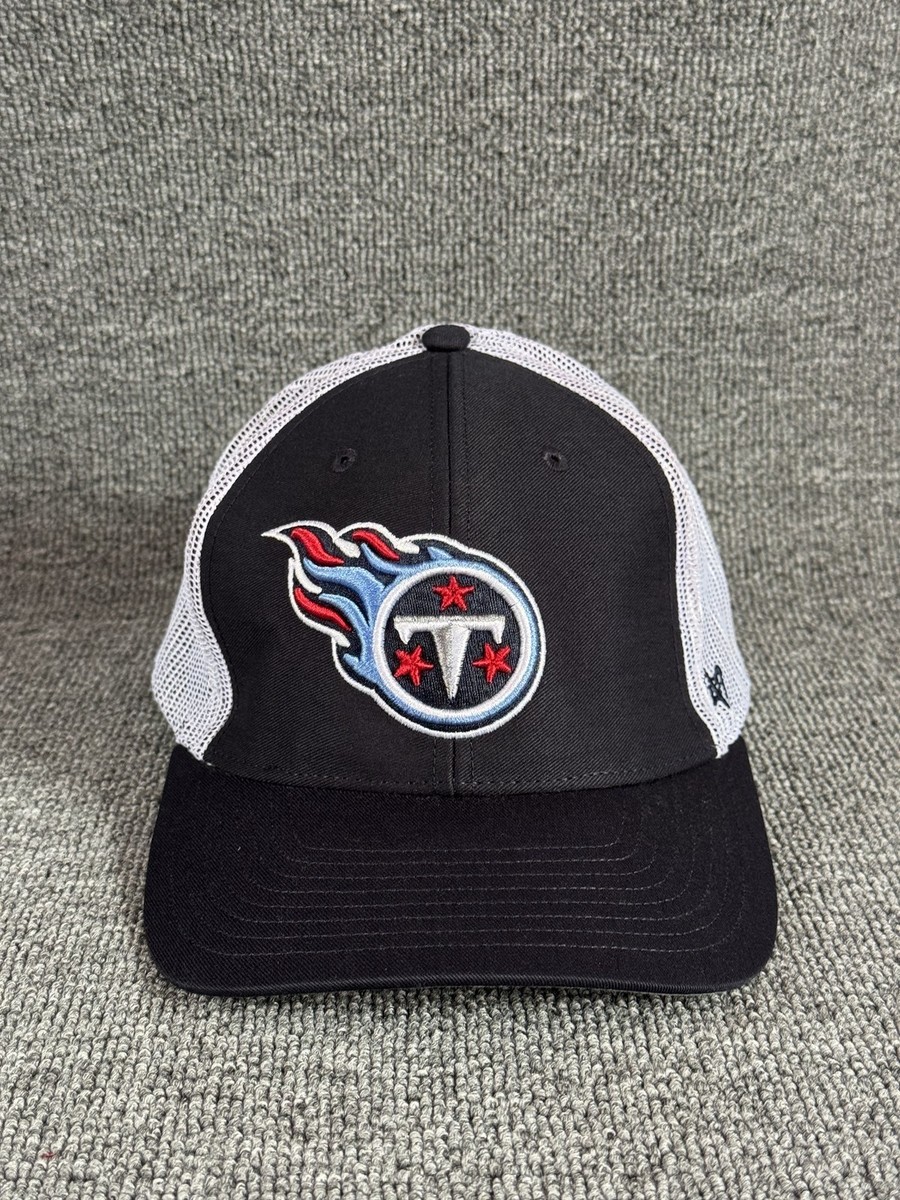 '47 Brand Tennessee Titans Trucker Snapback Black White One Size NFL Hat