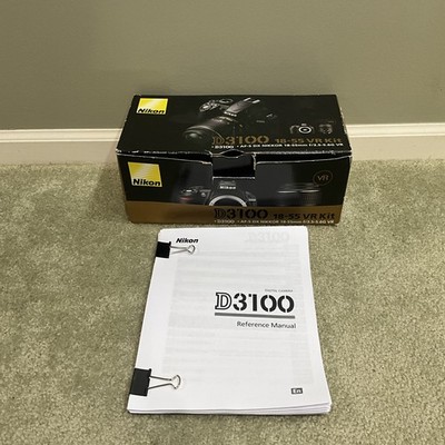 Nikon D3100 14.2 MP Digital SLR Camera with 18-55mm VR Len Kit With Box/Charger
