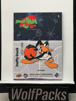 2026 Upper Deck Space Jam Anniversary - Daffy Duck #1 Fly High Red