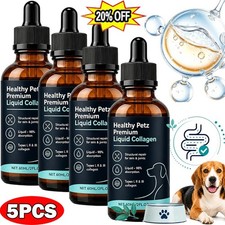 5X Healthy Petz Premium Liquid Collagen For Dogs, Supplement With Collagen, 60ml