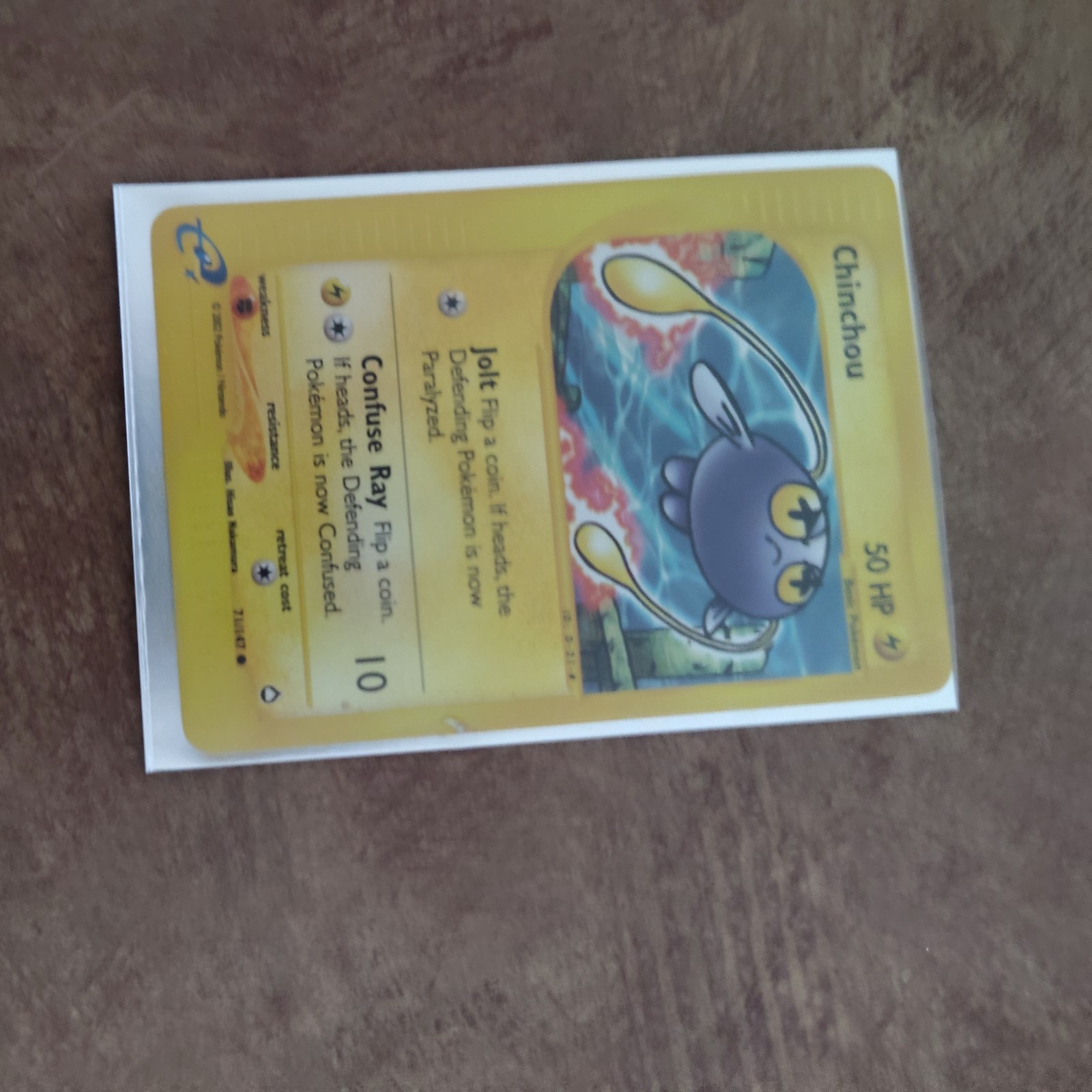 Pokémon TCG Chinchou 71/147 Reverse Holo Aquapolis Near Mint