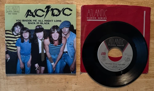 45 7" SP ACDC AC/DC BACK IN BLACK (OLDIES SERIES)