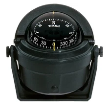 Navigation B-81 Voyager Bracket Mount Combi-Dial Compass, Black, 3