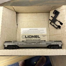Lionel O Gauge 3361 Operating Lumber Unloading Car with Logs