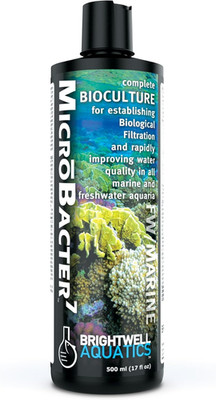 Brightwell Aquatics Microbacter7 Complete Bioculture for Fish Tank or Aquarium -
