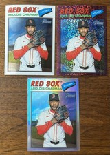 AROLDIS CHAPMAN 2026 HERITAGE CHROME 359 BASE + SILVER & BURGUNDY REFS. BOSOX!
