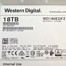 Western Digital Ultrastar WD180EDFZ 18TB 3.5 SATA III 7200RPM 512MB HDD