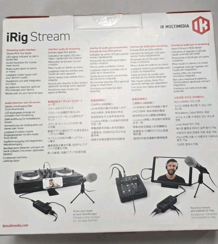 New iRig Stream stereo audio interface for iPhone/iPad and Android - Image 4 of 4