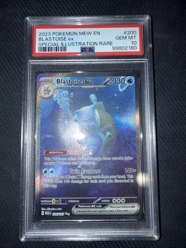 Blastoise EX 200/165 SV Scarlet & Violet 151 PSA 10
