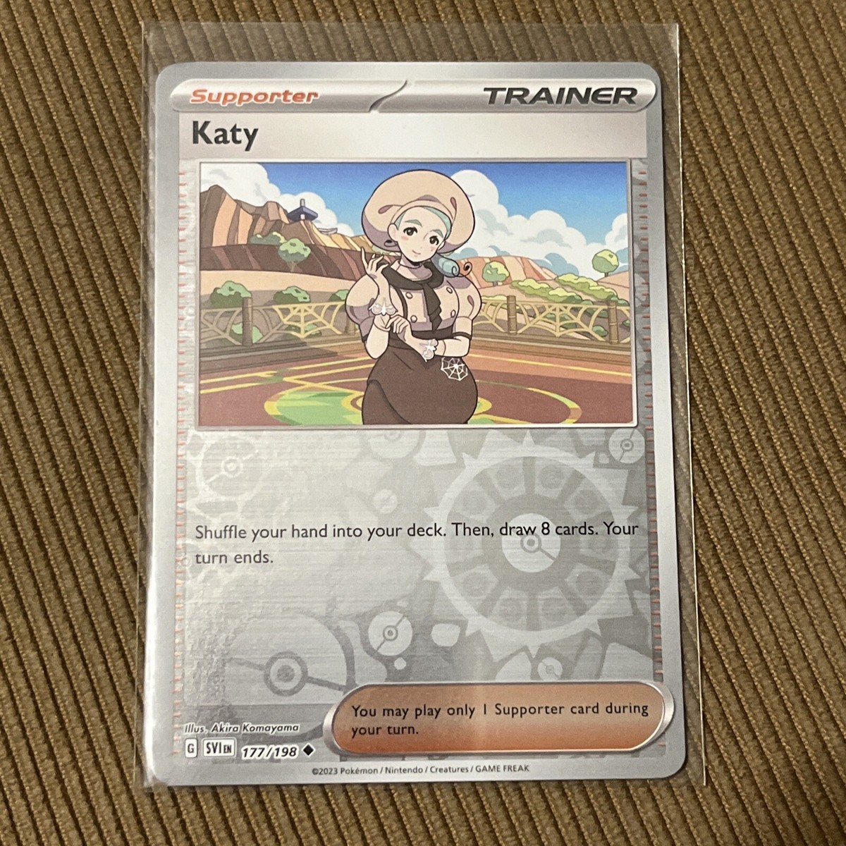 Reverse Holo Katy 177/198 Uncommon Scarlet & Violet Base Set