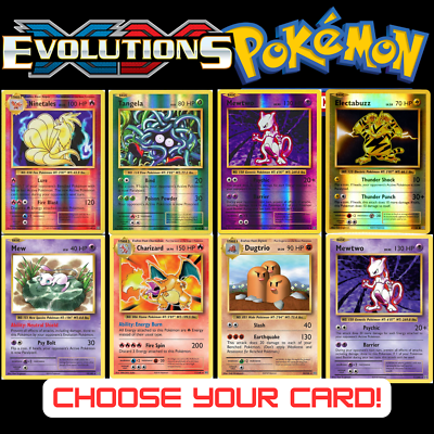 Pokémon XY Evolutions – Choose Your Card! – 2016 Set – English