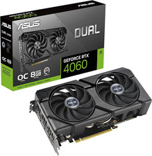 Dual GeForce RTX 4060 EVO OC 8GB GDDR6 - DLSS 3, HDMI 2.1A, 0Db Tech