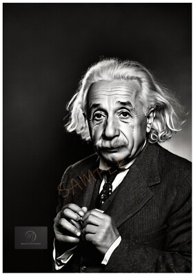 Albert Einstein Wissenschaft Berühmte Personen Bilder Kunst Poster Deko Wanddrucke A4