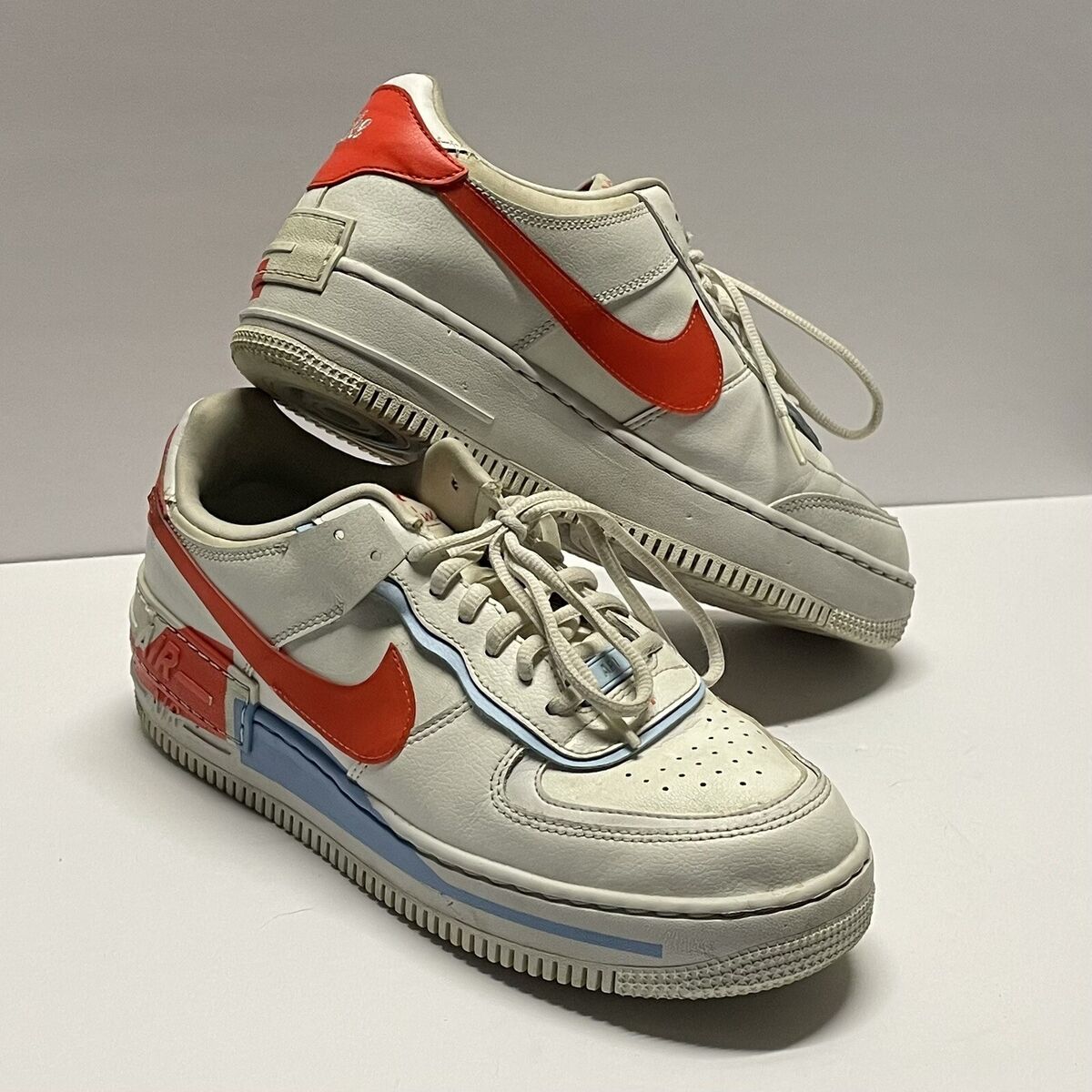 Nike Air Force 1 Shadow SE Team Orange Blue W 10 | eBay Nike Air Force 1 Shadow SE Team Orange Blue W 10 | eBay