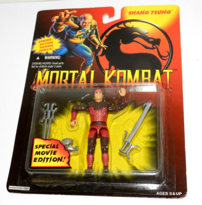 VINTAGE MORTAL KOMBAT SHANG TSUNG MOVIE EDITION HASBRO FIGURE RARE NEW SEALED