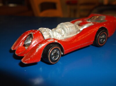 HOT WHEELS REDLINE SHELL 1973 JET THREAT-red enamel | eBay