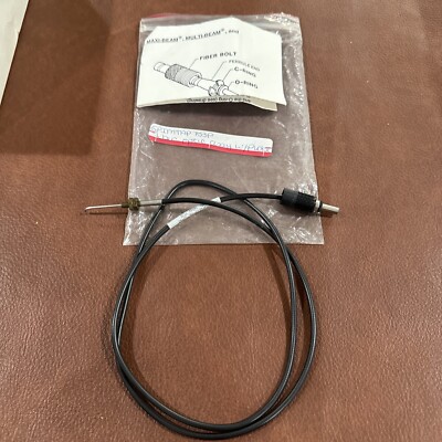 BANNER IMTAP.753P GLASS FIBER OPTIC CABLE MINIATURE THREAD & 90 PROBE #JB-CV-1A