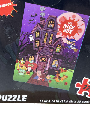 The Nick Box 220pcs Halloween Puzzle 11X14 Rocko CatDog Rugrats Real Monsters 