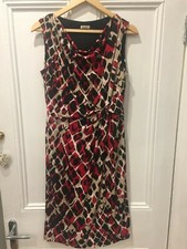 PLANET Red/black bodycon style dress, Size 10. Used once