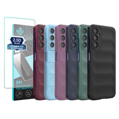 Handy Hülle für Samsung Galaxy A05s Grip Case Cover Schutzhülle 9H Displayglas