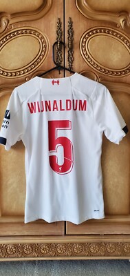 New Balance Liverpool Authentic Elite Away 19/20 white; Wijnaldum