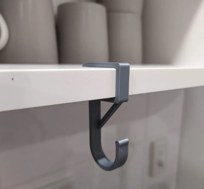 5-Pack Under Cabinet Mug Hooks - Strong Metal Cup Holders For Kitchen Storage & Organization - View #10
