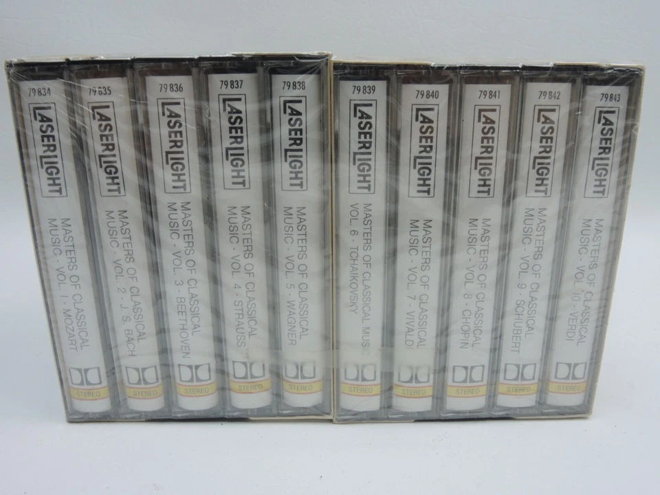 (Sealed) Vintage 1984 Masters of Classical Music RARE Cassettes vol 1-5 & 6-10 - Image 2 of 4