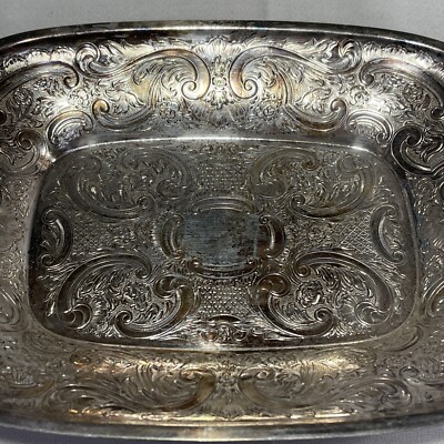 Antique Barker Ellis Silver Plated Decorative Menorah Marked