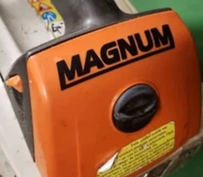 STIHL MAGNUM sticker Matte Black Custom / decal / lettering chainsaw blower saw 
